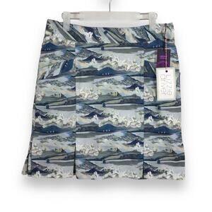 Lizzie Driver Golf Tennis Skirt Nautical Liberty Print Fabric NWT size 4